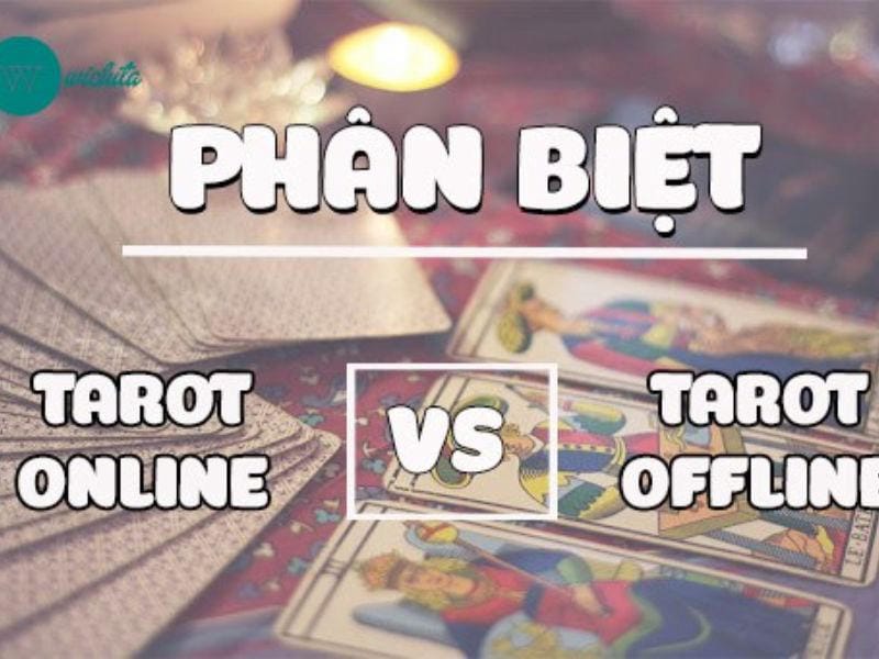 So s&aacute;nh Tarot online v&agrave; truyền thống